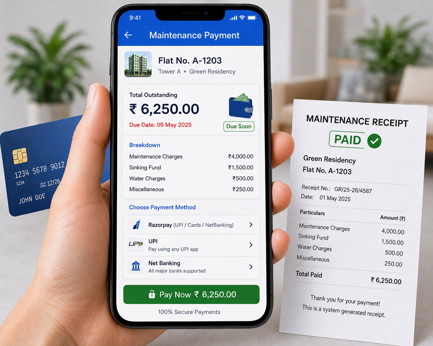 Online Maintenance Payments