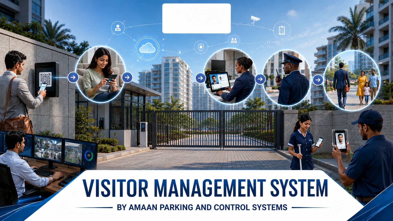 Amaan Visitor Management System brochure cover